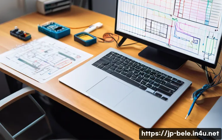 건축전기설비기사 과목별 학습 난이도 - A detailed illustration of an electrical circuit workspace featuring a Japanese student repeatedly d...